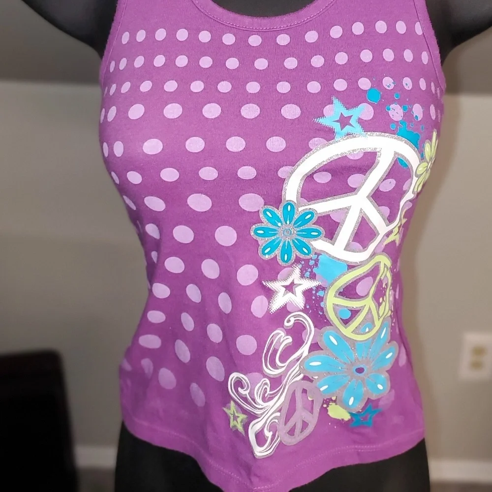 Basic Editions Racerback Tank Top - Picture 2 of 4